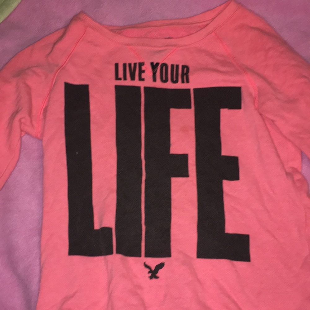 Pink sweatshirt